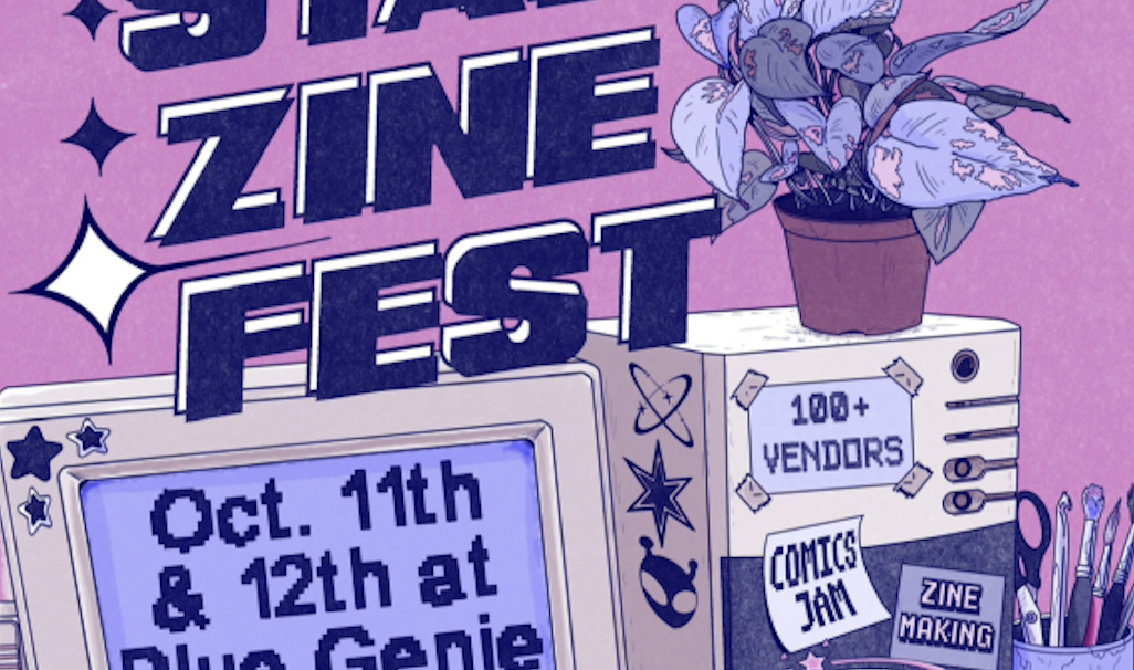 Flyer for the Lone Star Zine Fest, Austin TX